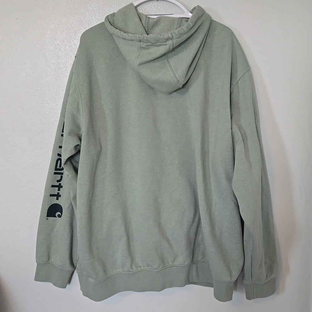 Carhartt | Green Midweight Hoodie Size 2XL - Picture 3 of 8